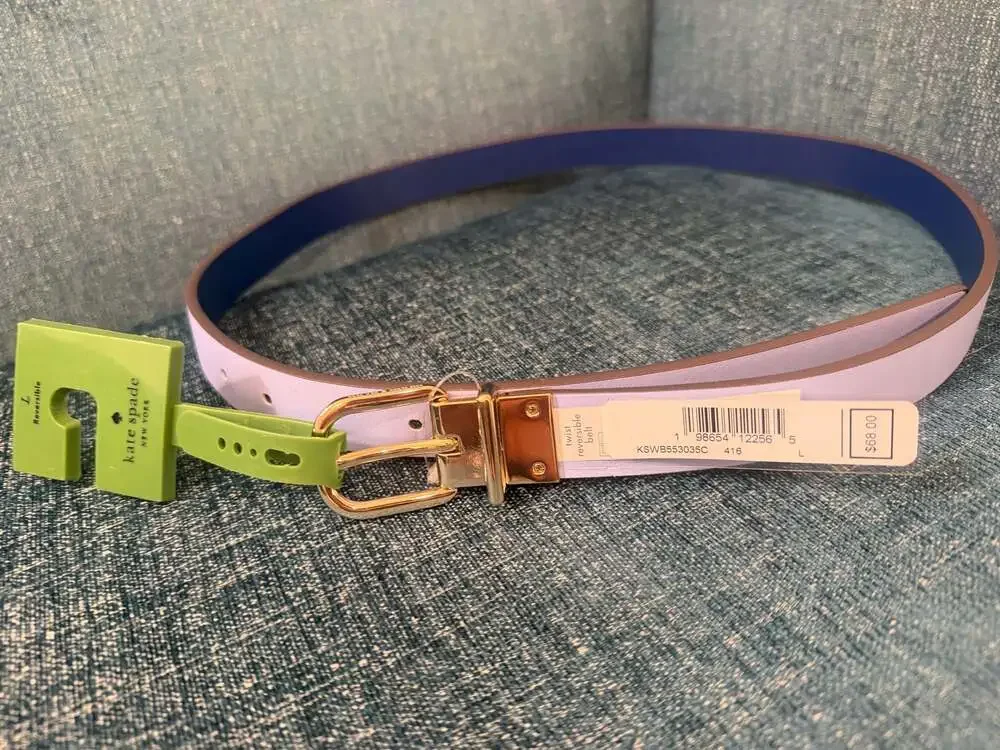 Kate Spade New York Twist Reversible Belt Size L